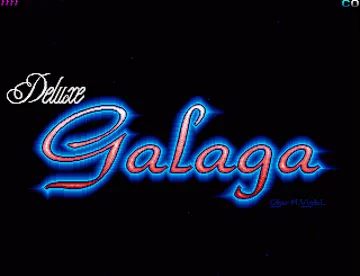 Deluxe Galaga screen shot title